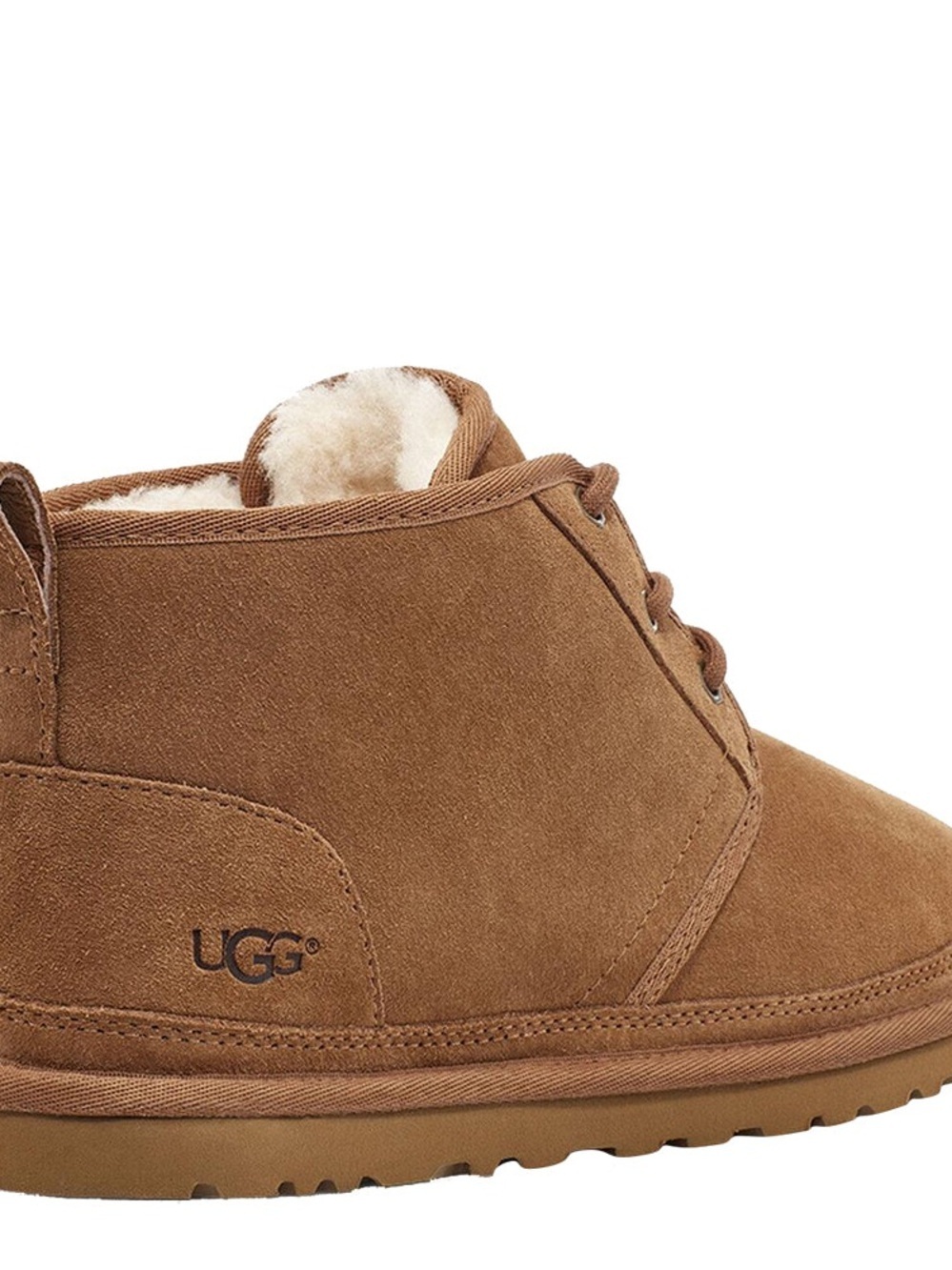 UGG Chestnut Suede Lace-Up Ankle Boot